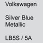 Preview: Volkswagen, Silver Blue Metallic, LB5S / 5A.